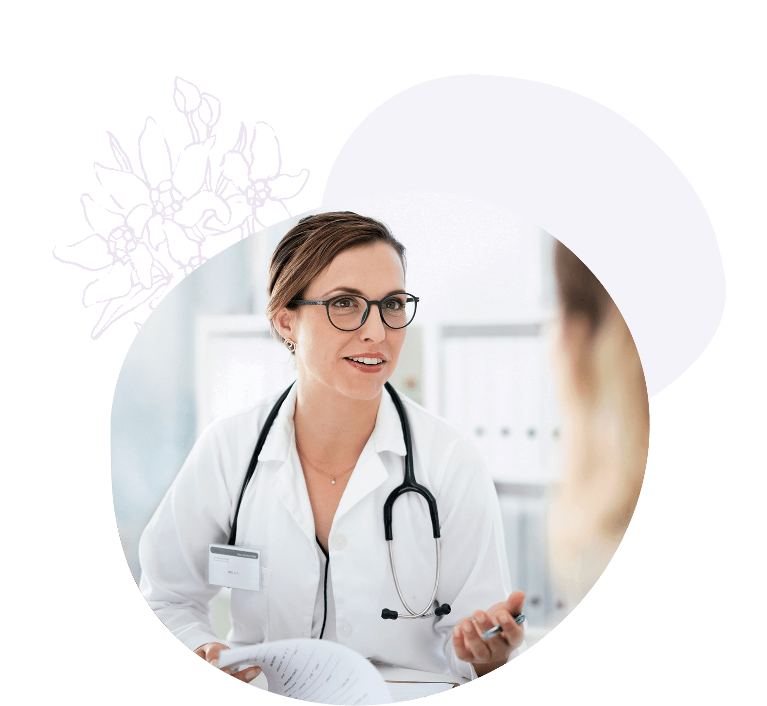 Ärztin im Gespräch