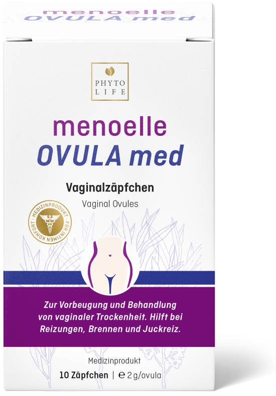 Produkt menoelle® OVULA med - Vaginalzäpchen